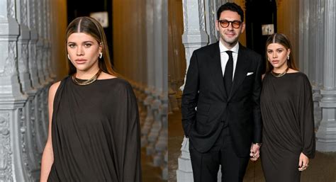 Sofia Richie Grainge Embraces Minimalism in Draped Brown 